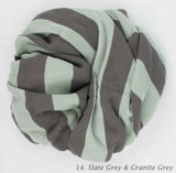 Organic Cotton Stripe Knit Blanket | 21 Colors