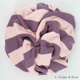 Organic Cotton Stripe Knit Blanket | 21 Colors