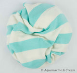 Organic Cotton Stripe Knit Blanket | 21 Colors