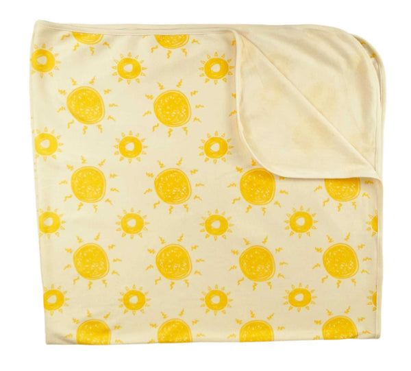 Organic Cotton 1 Layer Knit Blanket- Suns