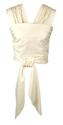 Organic Cotton Baby Wrap Carrier- Plain Unbleached Cotton