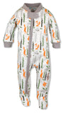 Baby Pajamas Organic Cotton Woodland Zipper Sleeper