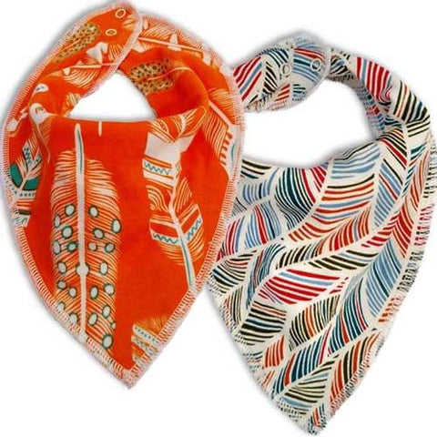 Bibs - Organic Cotton Bandana Drool Bibs (Set Of 2)