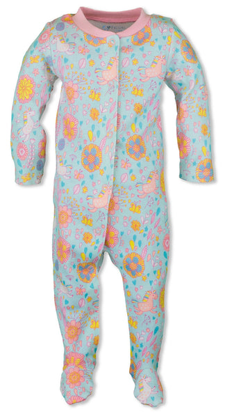 Snap Footie Romper - Unicorns