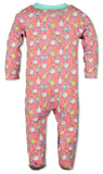 Snap Footie Romper - Dancing Sheep