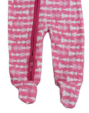 Baby Pajamas Pink Arrows Zipper Sleeper