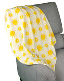 Organic Cotton 1 Layer Knit Blanket- Suns