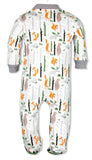 Baby Pajamas Organic Cotton Woodland Zipper Sleeper